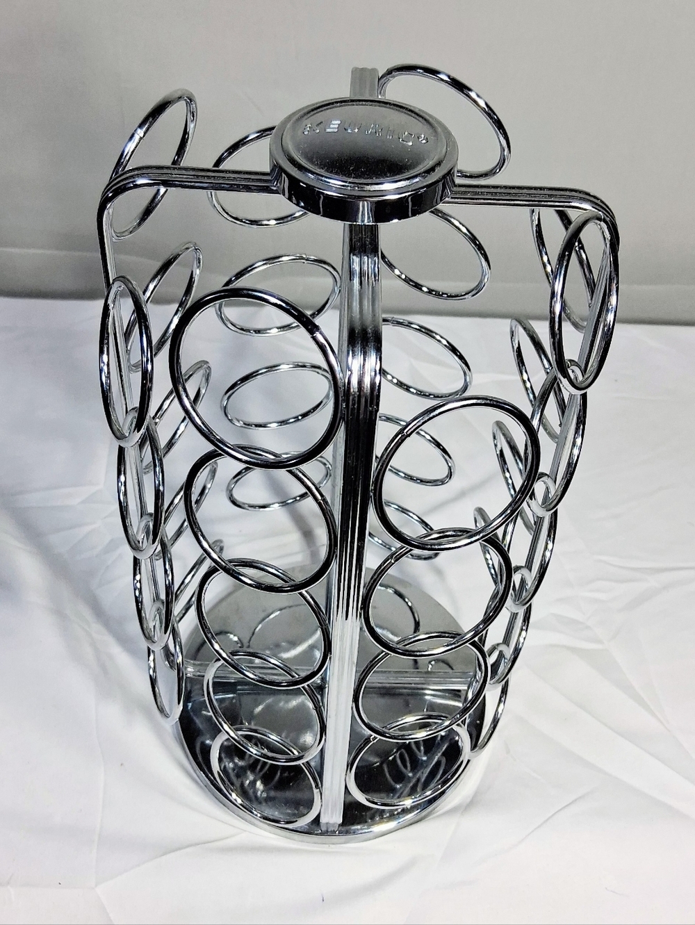 36 Cup Keurig Kcup Lazy Susan Silver Like New Stand - Picture 8 of 9